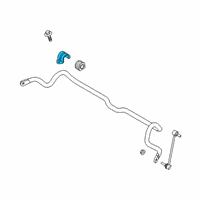 OEM 2020 Hyundai Kona Bracket-Stabilizer Bar Diagram - 54815-O1000