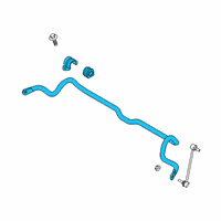 OEM Kia Soul Bar Assembly-Fr STABILIZ Diagram - 54810J9100