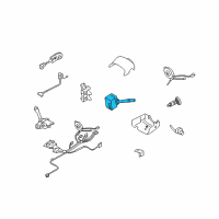 OEM Cadillac Signal Switch Diagram - 25743472