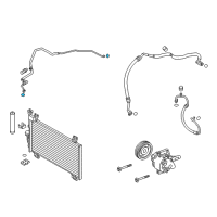 OEM Toyota Yaris iA Liquid Line O-Ring Diagram - 90118-WB359