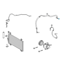 OEM 2019 Toyota Yaris Suction Hose O-Ring Diagram - 90118-WB707