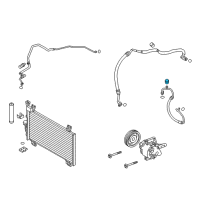 OEM Toyota Discharge Hose Cap Diagram - 88375-WB002