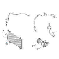 OEM 2017 Toyota Yaris iA Dehydrator O-Ring Diagram - 90118-WB896