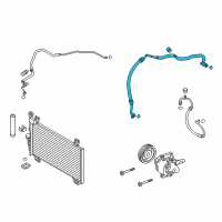 OEM Toyota Yaris iA Suction Hose Diagram - 88707-WB001