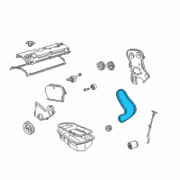 OEM 2006 Jeep Wrangler Belt-Timing Diagram - 4621844