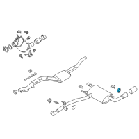 OEM BMW X3 Rubber Mounting Diagram - 18-20-8-513-515