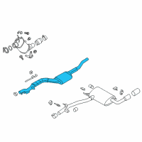 OEM 2017 BMW X3 Catalytic Converter Diagram - 18-30-8-570-175