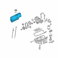 OEM Chevrolet Monte Carlo PCV Valve Diagram - 12591710