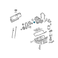 OEM GMC C3500 Plate Oil Seal Diagram - 14090906