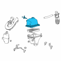 OEM Lexus NX300h Cap Sub-Assy, Air Cleaner Diagram - 17705-36120
