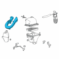 OEM 2016 Toyota RAV4 Inlet Tube Diagram - 17751-36080