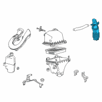 OEM 2016 Lexus NX300h Hose, Air Cleaner Diagram - 17881-36140