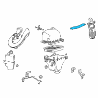 OEM 2018 Toyota RAV4 Vent Hose Diagram - 12261-36060