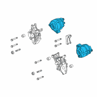 OEM 2017 Chevrolet Silverado 2500 HD Alternator Diagram - 84143541