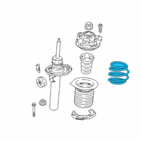 OEM BMW X4 Front Coil Spring Diagram - 31-33-6-884-931