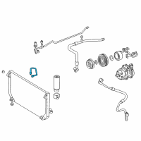 OEM 1999 Toyota Corolla AC Hose Diagram - 88726-02040