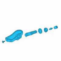 OEM Chevrolet Equinox Tire Pressure Sensor Diagram - 19332370