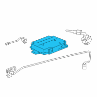 OEM 2021 Chevrolet Blazer Module Diagram - 86772777