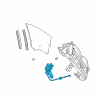 OEM Lexus SC430 Motor Assy, Power Window Regulator, RH Diagram - 85720-24050