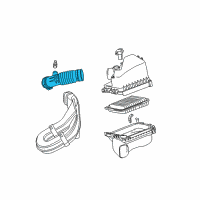 OEM 2017 Toyota Corolla Intake Hose Diagram - 17881-0T080