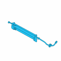 OEM Mercury Monterey Power Steering Cooler Diagram - 1F2Z-3D746-AA