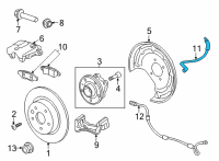 OEM 2021 Chevrolet Trailblazer Brake Hose Diagram - 60003662