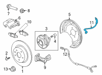 OEM Buick Encore GX Brake Hose Diagram - 60003662