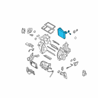 OEM 2008 Hyundai Elantra Core & Seal Assembly-Evaporator Diagram - 97139-2H000