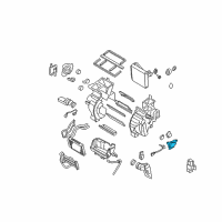 OEM 2010 Hyundai Elantra Temperature Door Actuator Diagram - 97159-2L000