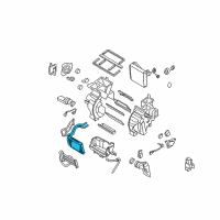 OEM Hyundai Elantra Core & Seal Assembly-Heater Diagram - 97138-2H000