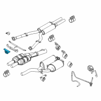 OEM 2007 BMW 750Li Rubber Mounting Diagram - 18-20-7-570-987