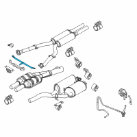 OEM 2004 BMW 760i Cross Brace Diagram - 18-10-7-520-592