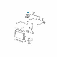 OEM 2007 Cadillac XLR Reservoir Cap Diagram - 10305080