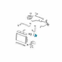OEM 1998 Cadillac DeVille Water Outlet Diagram - 1647540