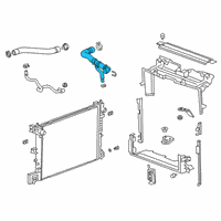 OEM 2020 Cadillac CT6 Upper Hose Diagram - 84065778