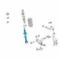 OEM 2019 Lexus IS300 ABSORBER Set, Shock Diagram - 48510-80A11