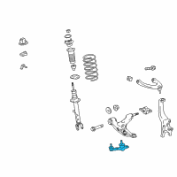 OEM 2019 Lexus IS300 Front Right Lower Ball Joint Assembly Diagram - 43330-59165