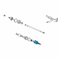 OEM Honda Insight Joint, Inboard Diagram - 44310-TF0-J00