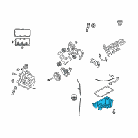 OEM 2008 Dodge Nitro Pan-Oil Diagram - 4892228AA