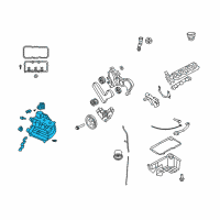 OEM Chrysler Town & Country Plenum-Intake Manifold Diagram - 4593578AD