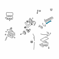 OEM 2004 Chrysler Concorde Gasket-Intake Manifold Diagram - 4663852AB