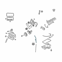 OEM 2008 Dodge Nitro Tube-Engine Oil Indicator Diagram - 4892268AA