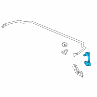 OEM 2005 Acura TSX Link, Left Rear Diagram - 52325-SEC-A01