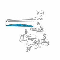 OEM BMW 325i Rear Wiper Blade Assembly Diagram - 61-62-8-220-828