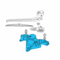 OEM 2004 BMW 325i Rear Window Wiper Motor Diagram - 61-62-7-010-295