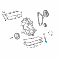 OEM 2005 Chrysler Town & Country Tube-Engine Oil Indicator Diagram - 4694326AB