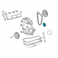 OEM 1996 Dodge Caravan Sprocket-Crankshaft Diagram - 4448154