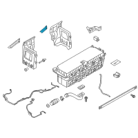 OEM BMW ActiveHybrid 5 Battery Carriers Diagram - 61257634569