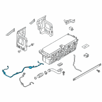 OEM 2015 BMW ActiveHybrid 5 Battery Cable Diagram - 61-12-9-348-288