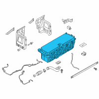 OEM BMW ActiveHybrid 5 High-Voltage Accumulator Diagram - 12-14-8-634-704